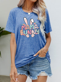 Thumbnail for MAMA BUNNY Easter Graphic Short Sleeve Tee - T - 6 COLORS -