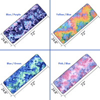 Thumbnail for Jupiter Gear - Tie Dye Yoga Mat Towel With Slip-Resistant Grip Dots - 4 TIE DYE COLORS -