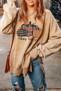 Thumbnail for HAPPY FALL Y'ALL Graphic Sweatshirt - T - 1 COLOR -