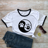 Thumbnail for Yin Yang Palm and Paw Print - [23 DAY DELIVERY] - 17 COLORS -