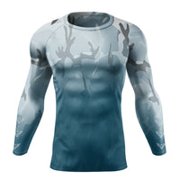 Thumbnail for FYC - Men's FYC Faded Outdoors Camo Performance Rash Guard UPF 40+ - 1 COLOR -