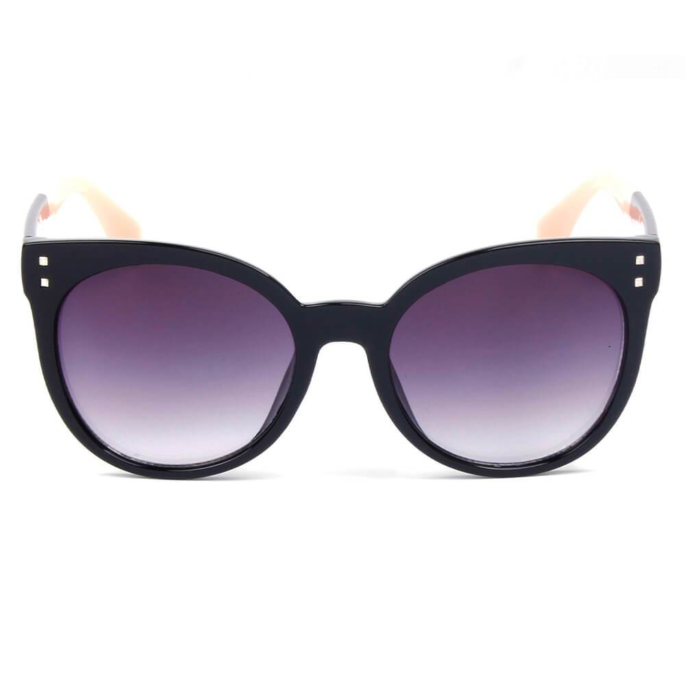 Hyannis | E07 - Jaunty Mirrored Lens Soft Cat Eye Sunglasses - 5 COLORS -