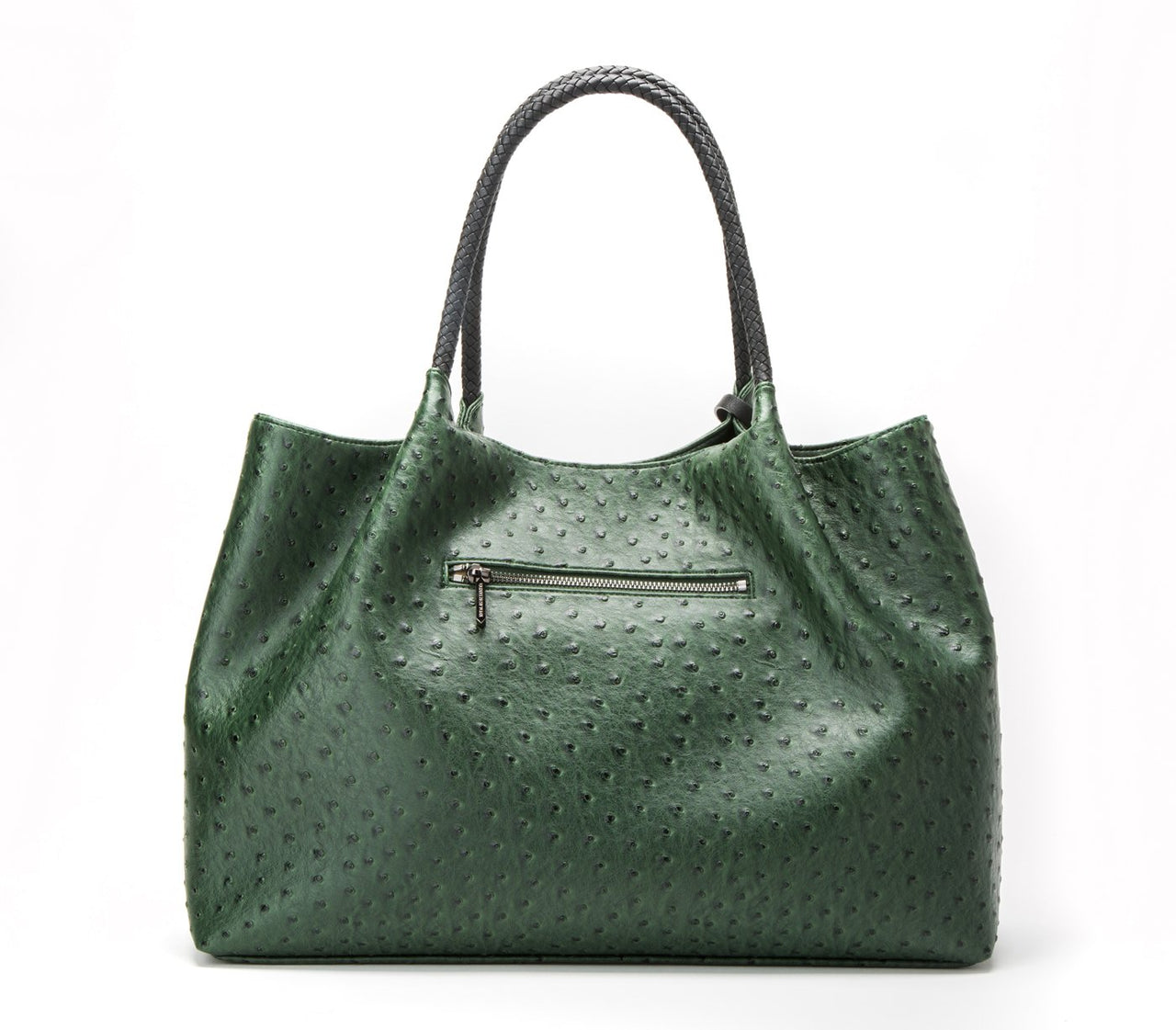 GUNAS NEW YORK - Naomi - Dark Green Vegan Leather Tote Bag - 1 COLOR -