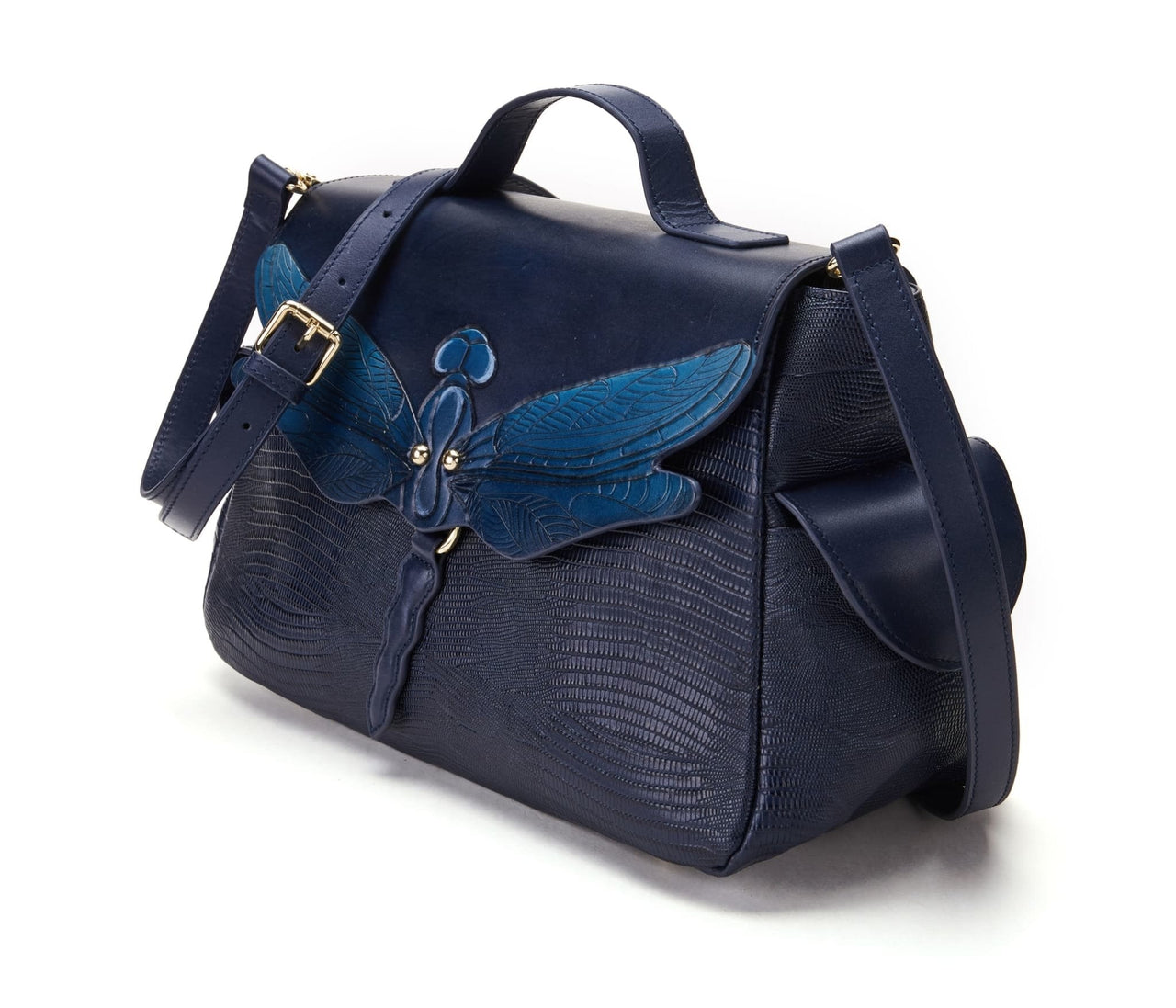 Bellorita - Dragonfly Blue Satchel - 1 COLOR -