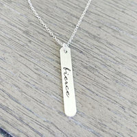 Thumbnail for Fierce Vertical Bar Necklace -