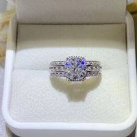 Thumbnail for 2 Carat Moissanite 925 Sterling Silver Ring