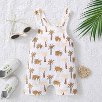 Thumbnail for Kids Botanical Print Overalls - T - 4 SIZES - 1 COLOR -