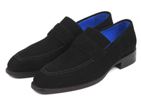 Thumbnail for Paul Parkman - Black Suede Goodyear Welted Loafers -