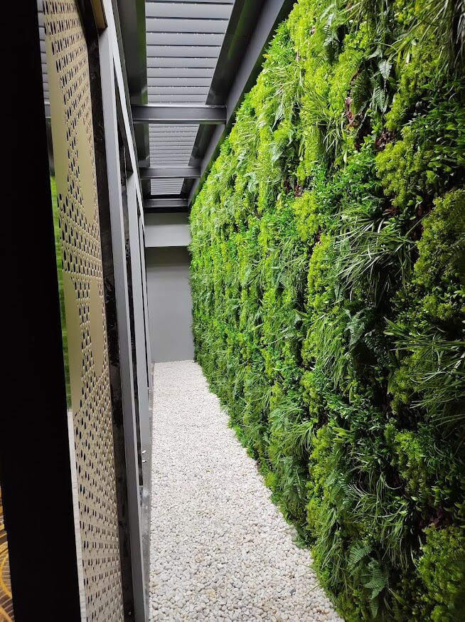 Sample Panel of Country Fern Artificial Vertical Garden (Small Sample) UV Resistant