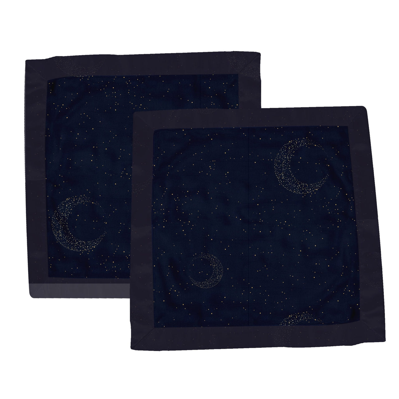 Newcastle - Midnight Moon Bamboo Muslin Security Baby Blankie -