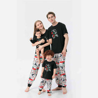 Thumbnail for MEN MERRY CHRISTMAS Graphic Top and Printed Pants Set - T -