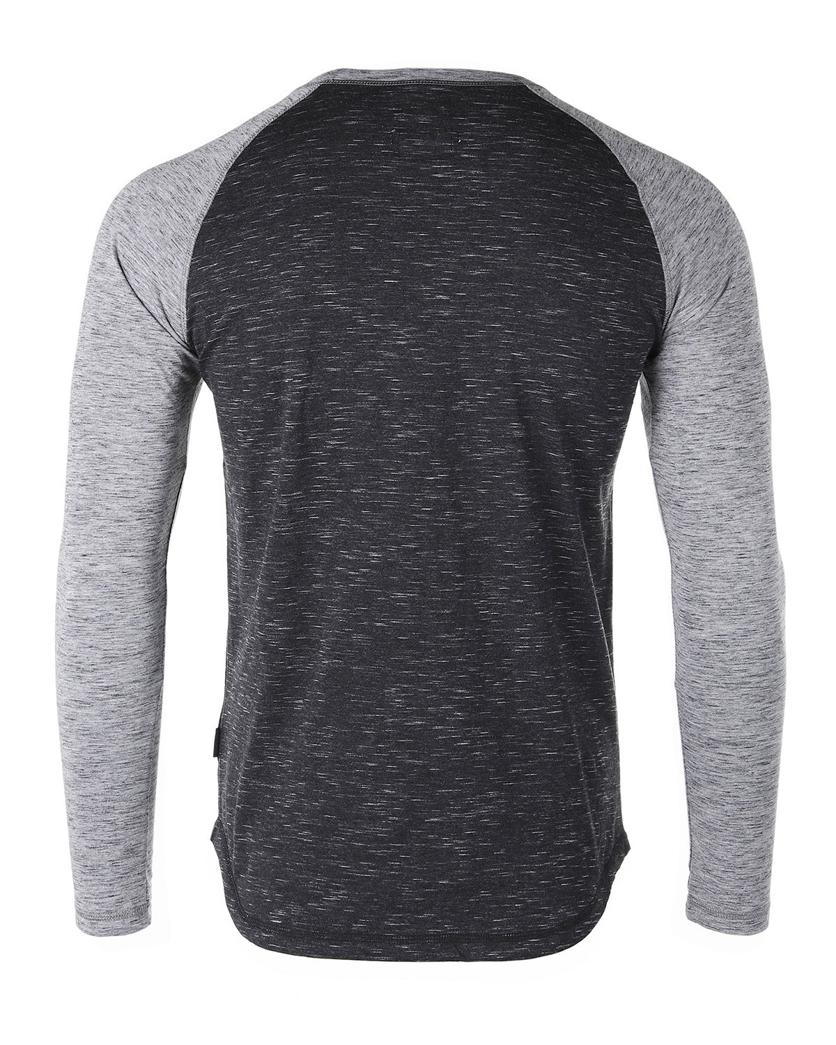 Men Athletic Fit Baseball Retro Contrast Long Sleeve Raglan T-Shirt - 1 COLOR -