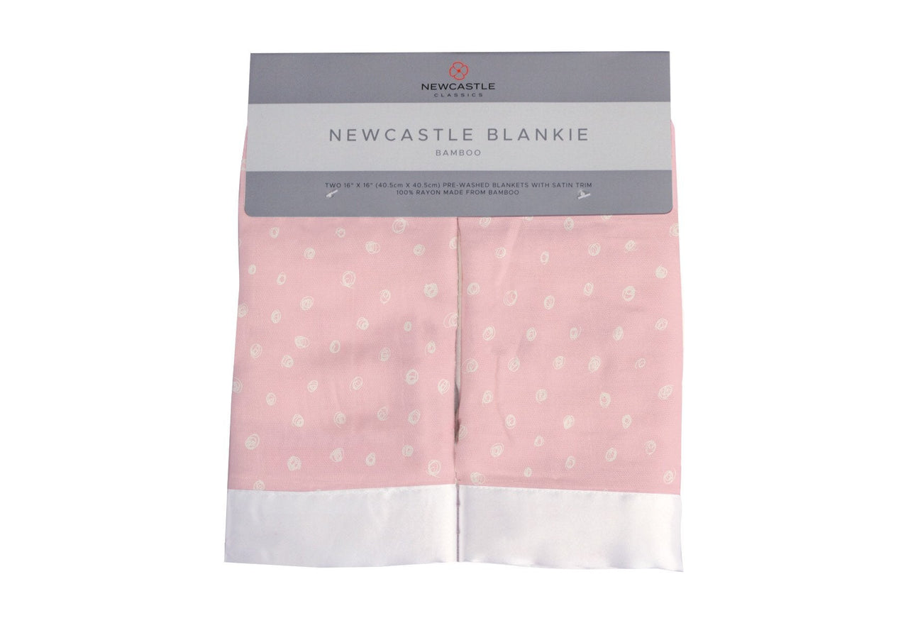 Pink Pearl Polka Dot Newcastle Blankie -