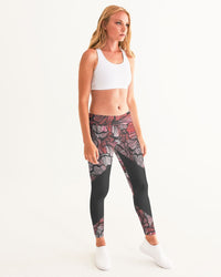 Thumbnail for Chaluisant - Petal Swirls Women's Yoga Pants -