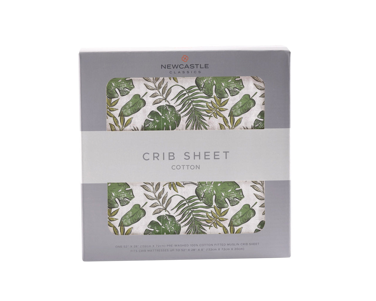 Newcastle - Jurassic Forest Cotton Muslin Crib Sheet -