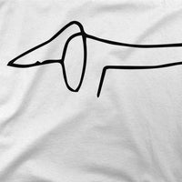 Thumbnail for Pablo Picasso Dachshund Dog (Lump) Artwork T-Shirt - 6 COLORS