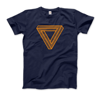 Thumbnail for The Penrose Triangle From a Journey Through Time - DARK T-Shirt