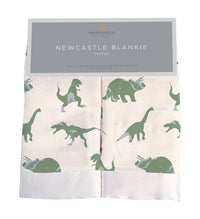 Thumbnail for Newcastle - Granite Green Dinosaurs Cotton Newcastle Blankie -