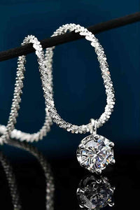 Thumbnail for 1 Carat Moissanite 925 Sterling Silver Necklace