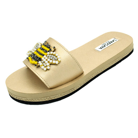 SAND BY SAYA N.Y. - Bee - Waterproof Espadrille Flat - 3 COLORS -