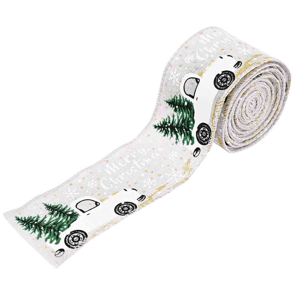 Car & Christmas Tree Ribbon - [5-10 DAY DELIVERY] - T - 3 COLORS -