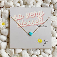 Thumbnail for So Very Blessed Cross Necklace - 4 COLORS -