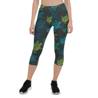 Thumbnail for FYC - Women's All Day Comfort Turtle Capri Leggings - 1 COLOR -