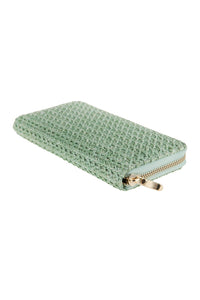 Thumbnail for Crocheted Single Zipper Wallet - 6 COLORS -