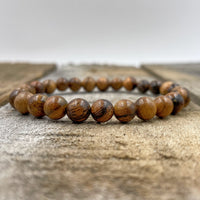 Thumbnail for Union - Dark Brown Sandalwood Mala Beaded Bracelet -