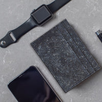 Thumbnail for IKON SWEDEN - Coconut Leather Card Holder - Dark Indigo - 1 COLOR -