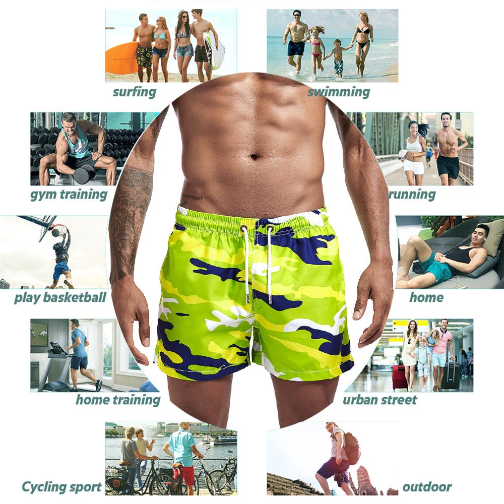 Fast Dry Board Shorts for Men - Summer - Beach Surfing - Swimming Trunks Male Running Jogging Workout Shorts - [15 DAY DELIVERY} - 17 COLORS -