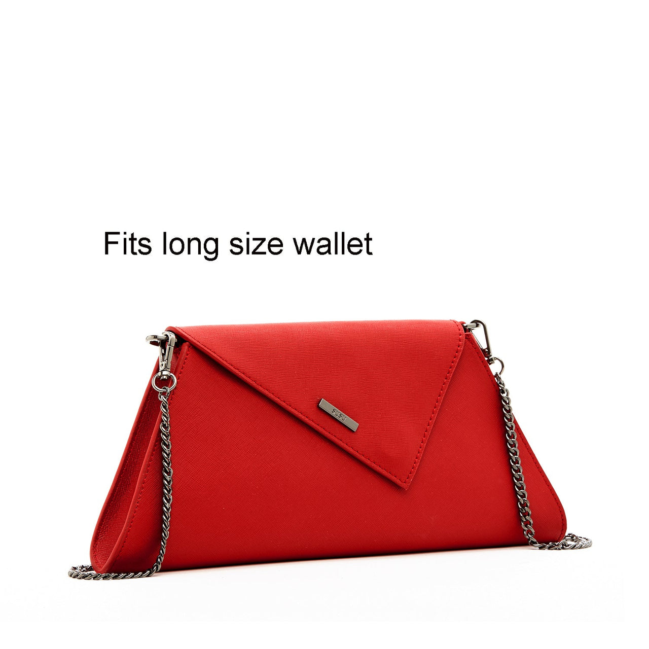 Angelica Red Clutch Purse -