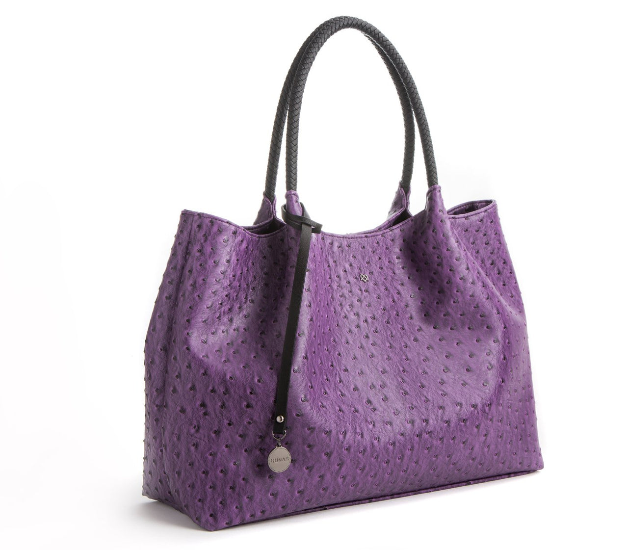 GUNAS NEW YORK - Naomi - Purple Vegan Leather Tote Bag - 1 COLOR -