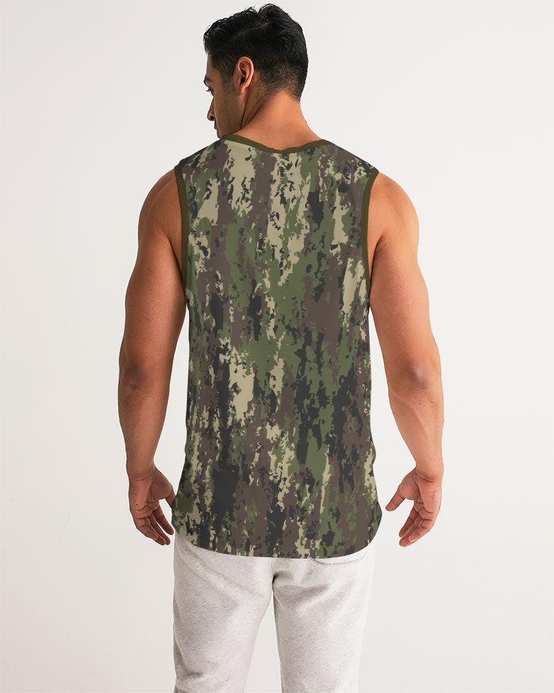 Chaluisant - Graphic Camo Men's Tank Top - 1 COLOR -