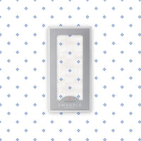 Thumbnail for Newcastle - Periwinkle Diamond Polka Dot Swaddle -