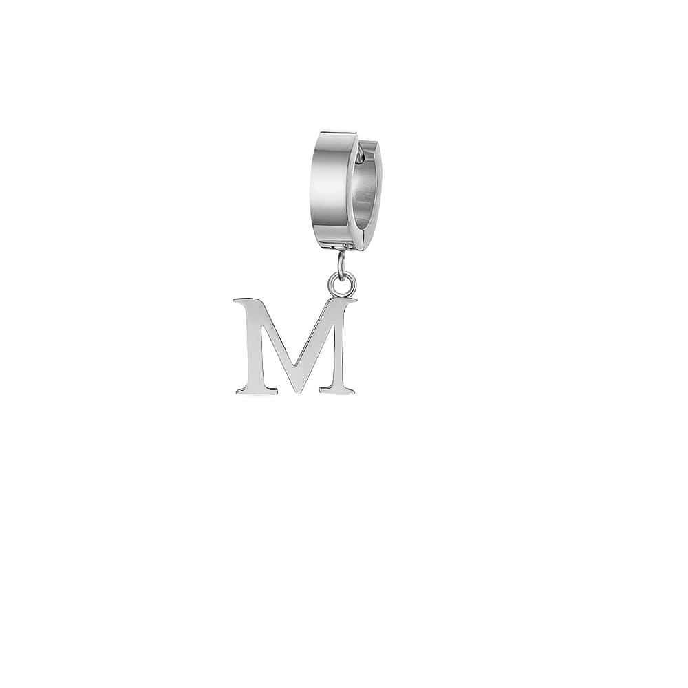 Mister - Initial Earring - ALL 26 LETTERS - 3 COLORS -