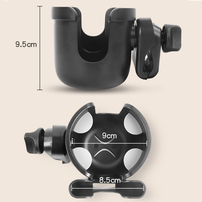 Baby Stroller - Bike Accessories - Cup Holder OR Phone Holder OR BOTH!! - 10 SYLES / COLORS -