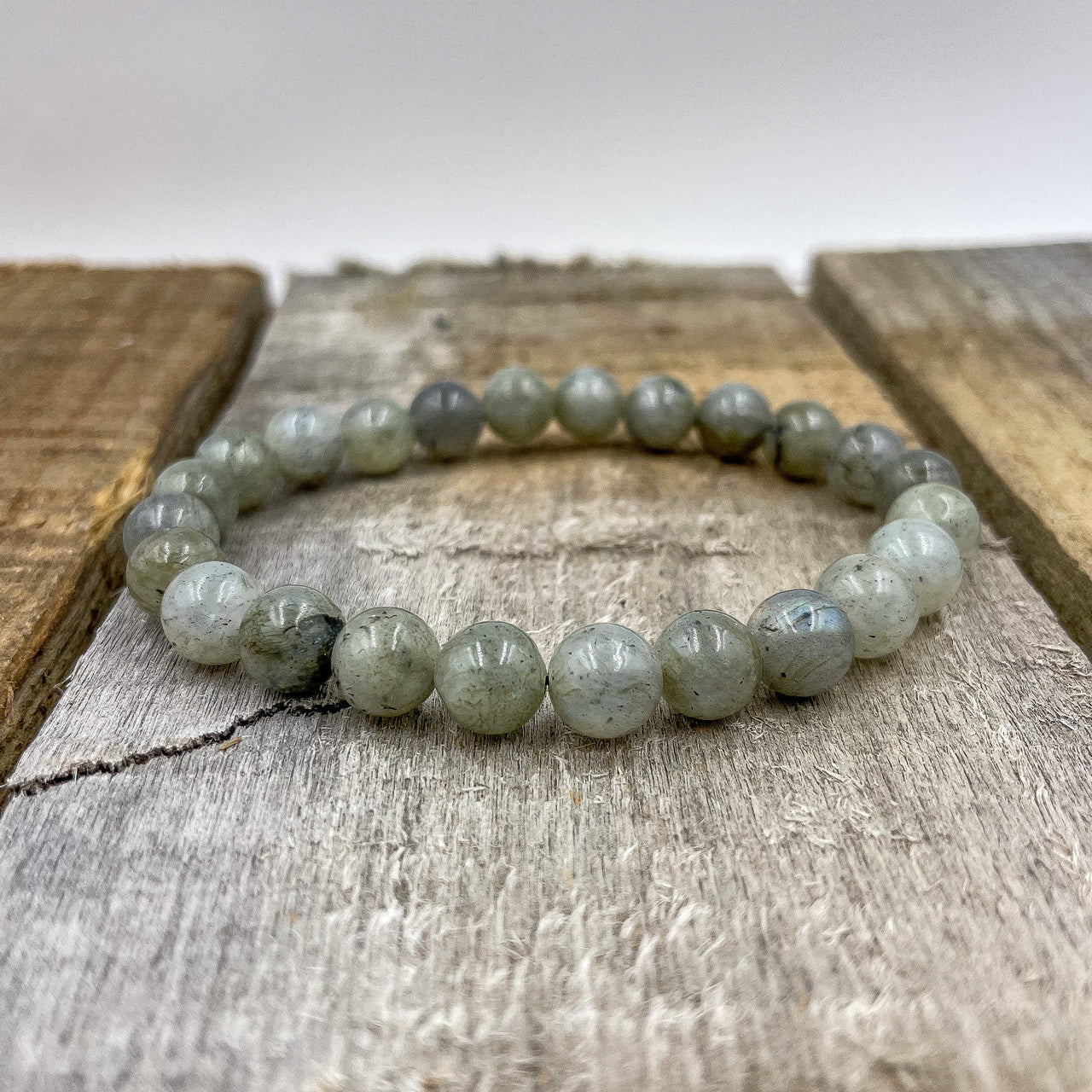 Union - Labradorite Gemstone Beaded Bracelet -