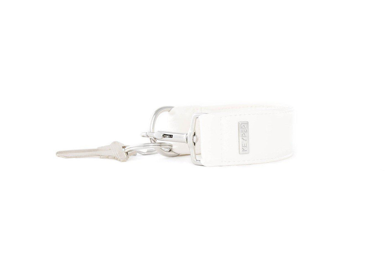 Keyper - Frost White Vegan Leather 4 PC WRISTLET SET -