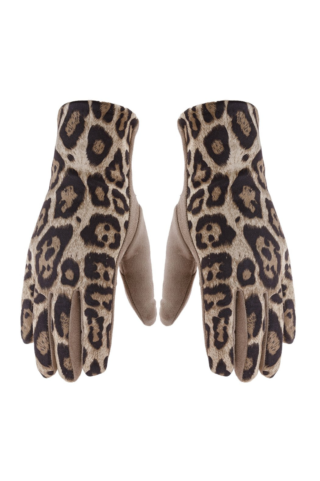 Riah Fashion - Smart Touch Leopard Gloves - 4 COLORS -