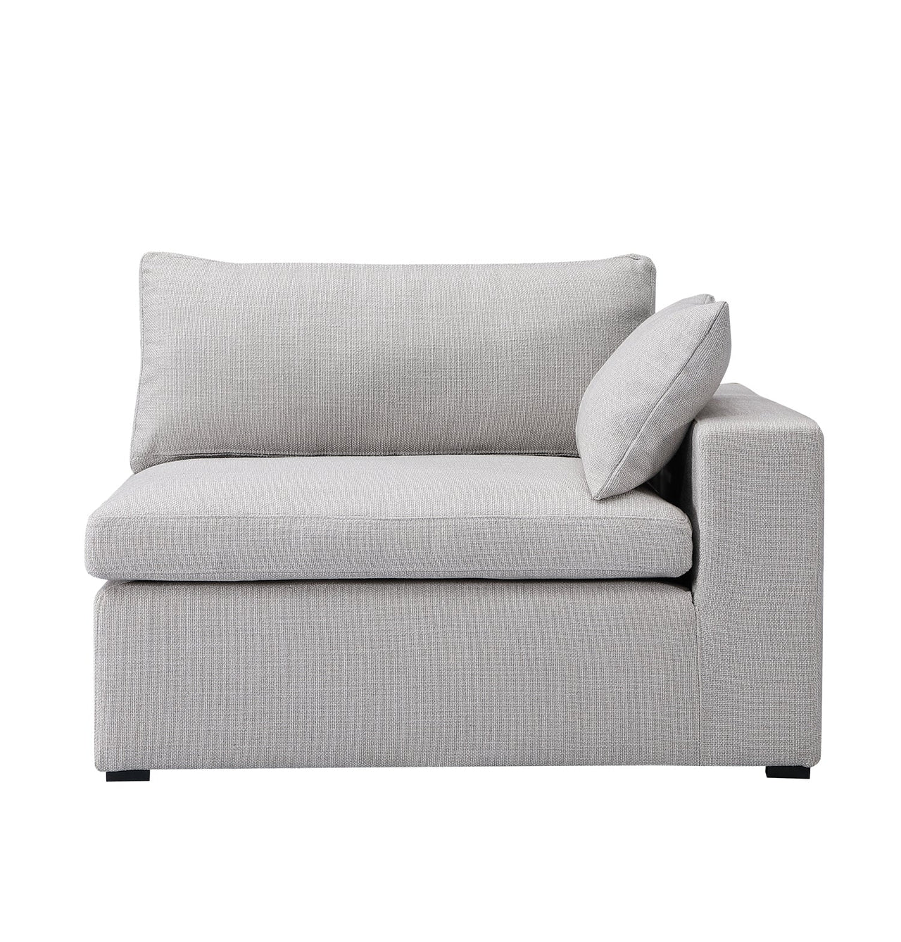 GFURN - Inès Sofa - 1-Seater Single Module With Left Arm - Opal Fabric -