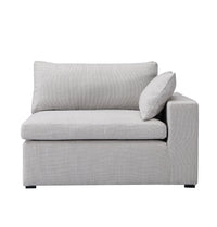 Thumbnail for GFURN - Inès Sofa - 1-Seater Single Module With Left Arm - Opal Fabric -