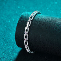 Thumbnail for 3.2 Carat Moissanite 925 Sterling Silver Bracelet