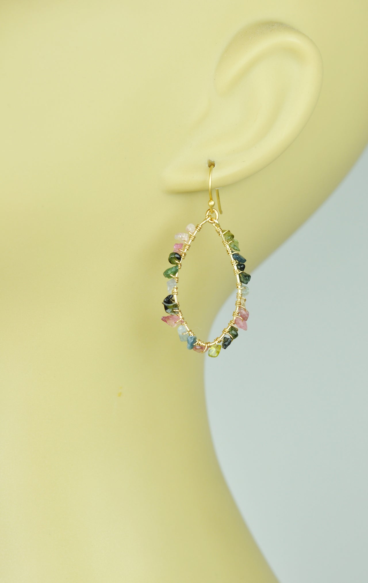 Gena Myint - Mixed Tourmaline Earrings -