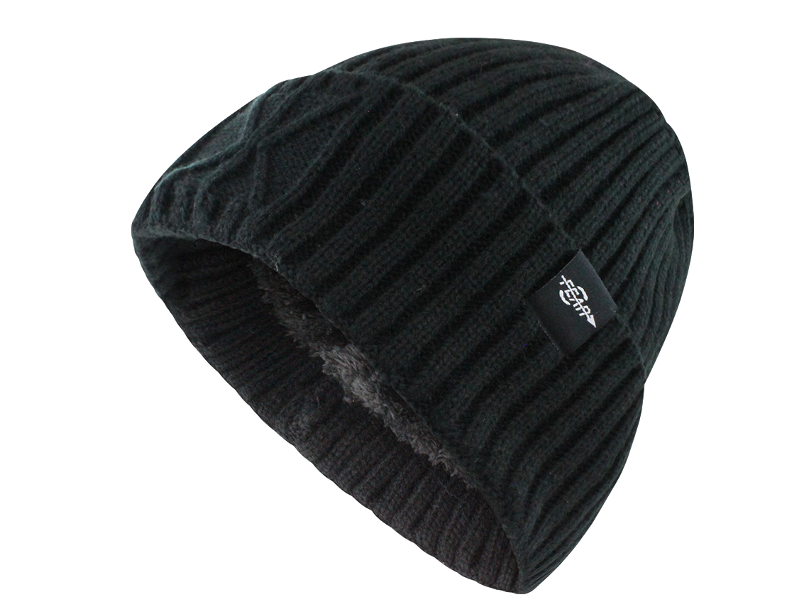 Fear0 NJ Plush Insulated Watchcap Fold Ribbed Tactical Field Beanie Hat - 2 COLORS