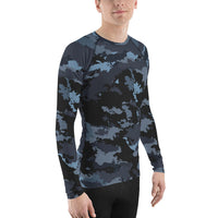 Thumbnail for FYC - Men's Coast Camo Performance Rash Guard UPF 40+ - 1 COLOR -