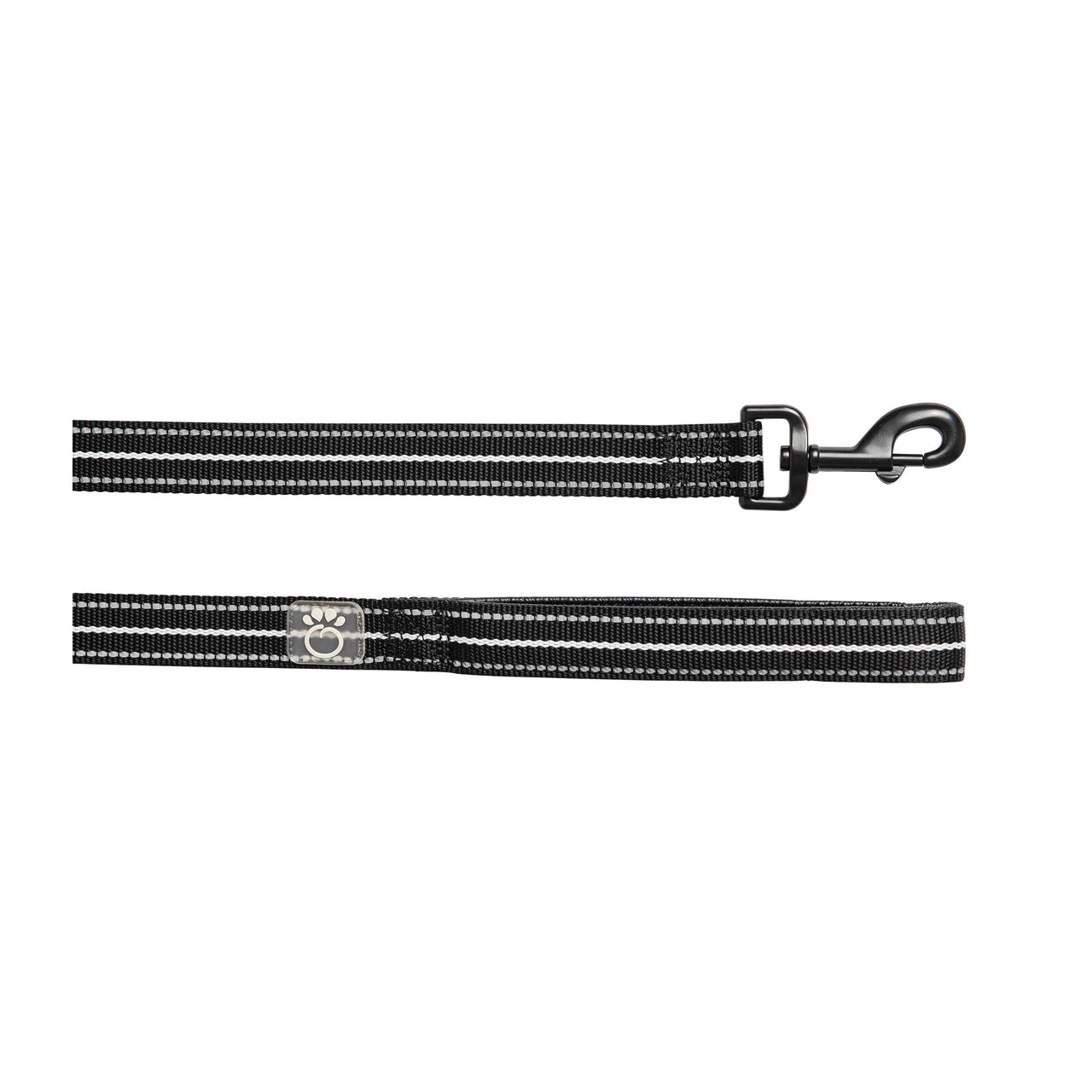 Reflective Leash - Black - 2 SIZES -