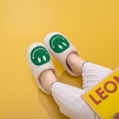 Melody Smiley Face Slippers - T - 1 COLOR -