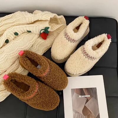 Braided Platform Slippers - T - 2 COLORS -