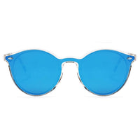 Thumbnail for Crosby | S1100 - Unisex Fashion Retro Round Horn Rimmed Sunglasses - 4 COLORS -